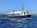 MV Koru charter boat on Auckland harbour