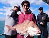 School charter fishing on MV Koru